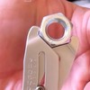 Portable Precision Thread Gauge Keychain, Bolt Size-Finder Keychain, Nut &