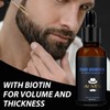 Beard Growth Kit, Beard Grooming Kit for Men W/Beard Roller,Atural