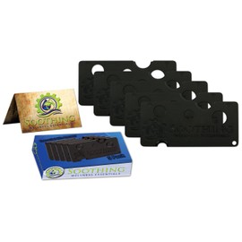 Soothing Wellness Essentials 5 Pack Essential Oils Opener Key Tool Set (Jet Black) - The Perfect Opener and Remover Accessory for Roller Balls and Caps on Most Bottles