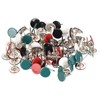 sourcing map 80Pcs Upholstery Tacks, 11mmx13mm Flat Head Decorative Furniture
