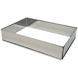 Lares - Baking Tray - Made of Stainless Steel - Square or Oval - Various Adjustable Sizes - Made in Germany