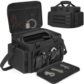 GMAK Travel Carrying Case Compatible with Jackery Explorer 880/1000/1000v2, BLUETTI AC70, BLUETTI Elite 100v2, Portable Power Station Carrying Bag Travel Storage Bags for Solar Generator＆Accessories