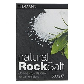 Tidman's Natural Rock Salt (500g) - Pack of 6