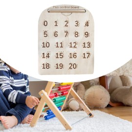 Perfeclan Wooden Tracing Board Practicing Board Handwriting Tool Double Sided Exercise Board for Kids 3 4 5 Years Old Children, B