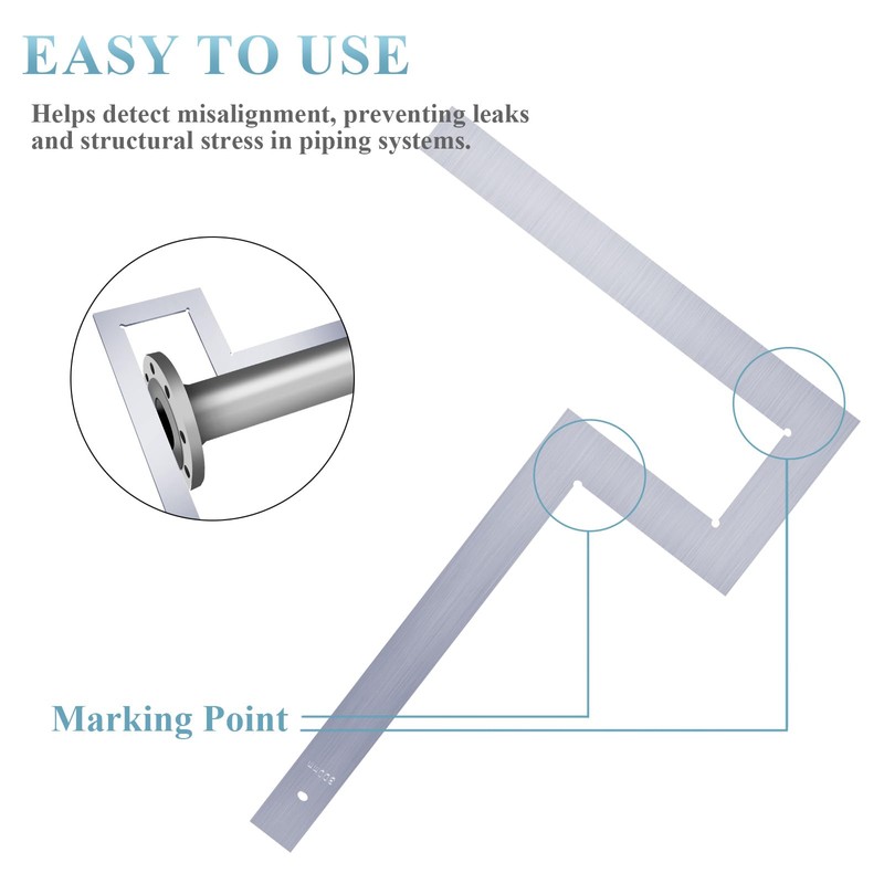 Flange Angle Heavy Duty Square Pipefitter Tools Carbon Steel to