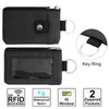 DOB SECHS Small RFID Blocking Coin Bag Wallet with Lanyard,