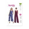 BURDA Sportswear Sewing Pattern, Multicolor