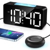 RGB Extra Loud Alarm Clock for Heavy Sleeper Hearing Impaired
