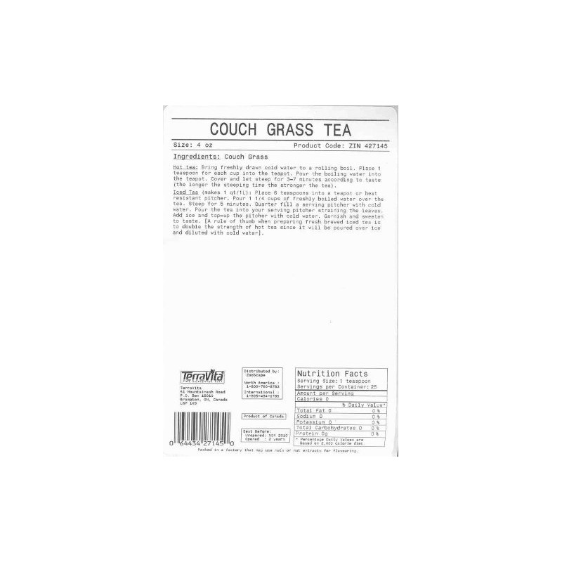 Couch Grass (Dog Grass) Tea (Loose) (4 oz, ZIN: 427145)