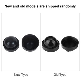 KIMISS 2Pcs 90mm Car Headlight Covers Head Light Dust Cover Headlight Dust Cover Caps Car Covers LED Housing Protect LED Waterproof PVC Rubber XL90 (Black)
