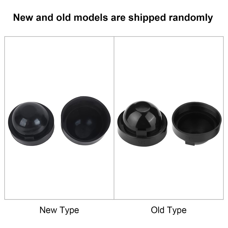 KIMISS 2Pcs 90mm Car Headlight Covers Head Light Dust Cover