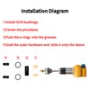 Volare Rear Shock Mounting Hardware with IGUS DU Bushing-Compatible with
