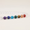 GAVU OM Healing Crystal 7 Chakra Bracelet, Rock crystal, rock