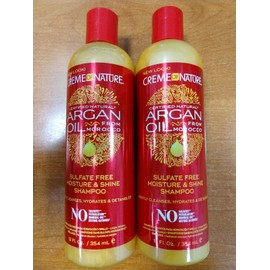 Creme of Nature 2Pk: Creme Of Nature Argan Oil Morocco Moisture Shine Shampoo 12oz. (1991) R5P1