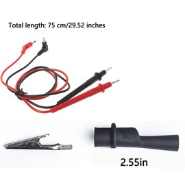 3Pcs Multimeter Test Leads, Probe Test Lead for Multimeter Accessories, Multimeter Probes for Electrical Testing, Alligator Clips Electrical for Circuit Connection