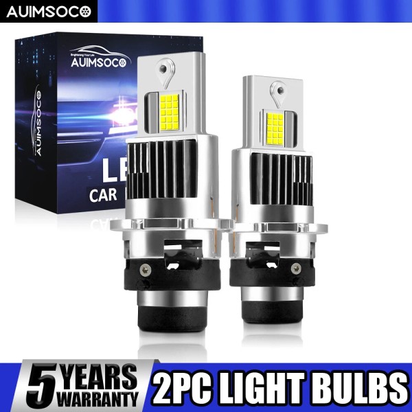 AUIMSOCO For Nissan 350Z 2003-2009 370Z 2009-2018 LED Headlight D2S