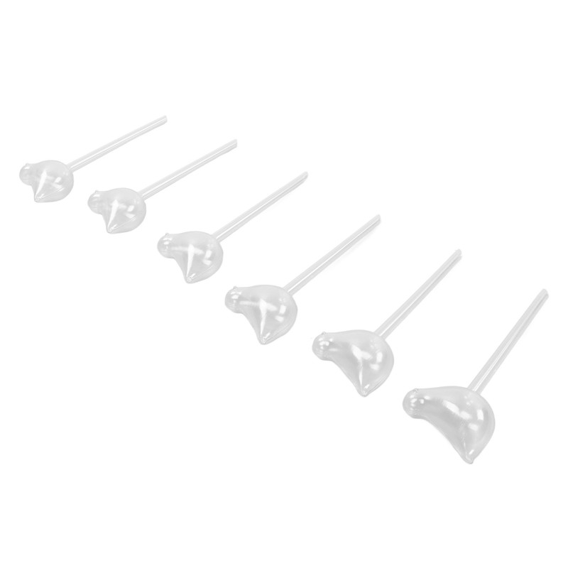 6Pcs Bird Shaped Plant Waterer Automatic Glass Bird Shape Design