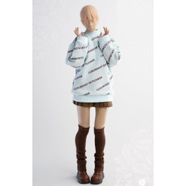 [TOYBARJAPAN] 1/6 Figures Accessories/Fits TBLeague Equal Elements Worldbox CA010 Winter Bishoujo Clothing Skirt Stocking Socks and Athletic Shoes Set (Body and Head Not Included) (Pink)