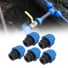 5PCS Plumbing Fittings Water Pipe Quick Connector Coupling Kit Female