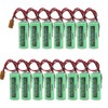 WELLVEUS 15PCS CR17450SE-R 3V PLC Battery for FANUC A98L-0031-0012 CNC