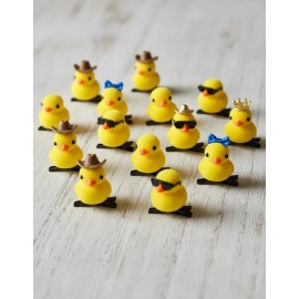 100 Pzas Patito Pollito Pasador Pinza Para Cabello Horquilla