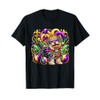 Mardi Gras Yorkshire Terrier Dog T-Shirt