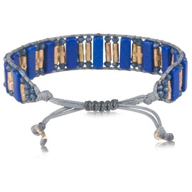 Chakra Bracelets for Women - Healing Stones, Turquoise Lapis and 7 Chakra Bracelet - Pull Tie Boho Stone Bead Wrap Natural Energy Yoga Bracelet, howlite