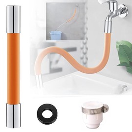 Universal Faucet Extender With 360 Degrees Sprayer Extension Hose - Foaming Splash-proof Sink Connector - Multipurpose Kitchen Extender, 30cm