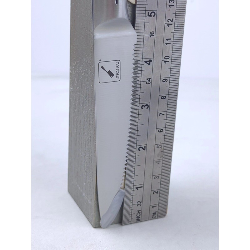 Imarku 2pc imarku 4.5" Serrated STEAK Knives, High-Carbon Stainless Blade,