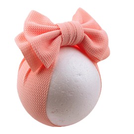 LDDCX Bows for Baby Girls Headband, Newborn Bows Headbands Baby Hair Bows Hairbands Hair Accessories.(FD104) (Mint Peach)