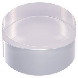 Tsukushi Science Acrylic Cylinder, Diameter 1.2 x 0.6 inches (30 x 15 mm), 5 Pieces, Acrylic Base, Round Base, Display Stand, Polished Sides, Round, Transparent Base