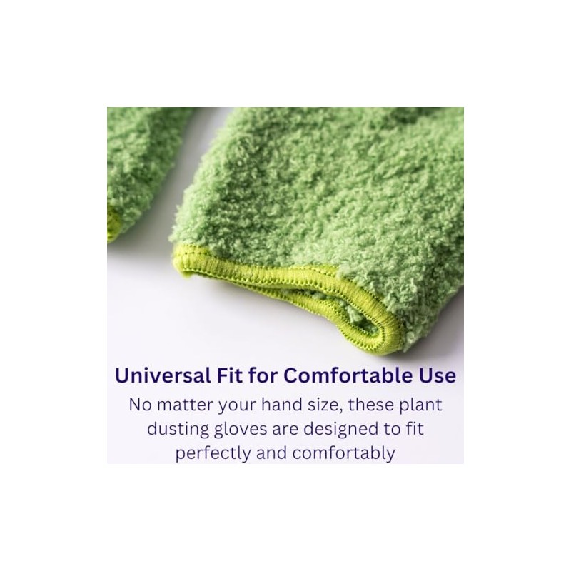 SuperMoss (01710 Microfiber Dusting Gloves for Plants – Gentle Leaf