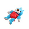 GiGwi I'm Hero TPR Armor Rabbit Plush Dog Toy with