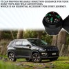 KUQUTIDY Car Compass Ball with Bottom Stick, Compass for Car