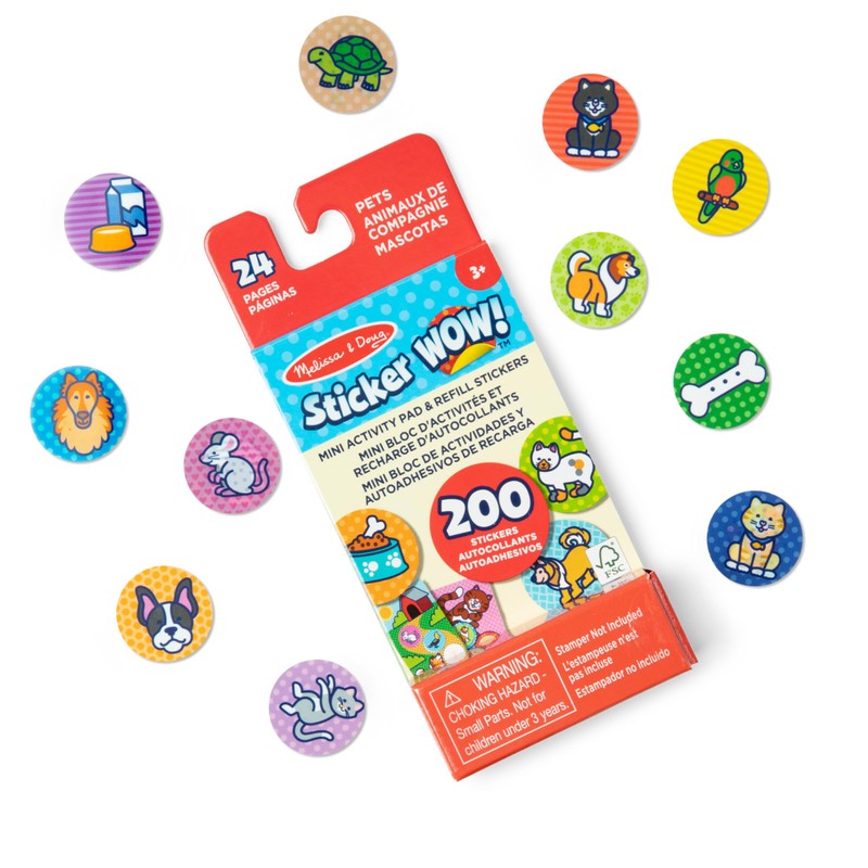 Melissa & Doug Sticker Wow! Mini Activity Pad and 200