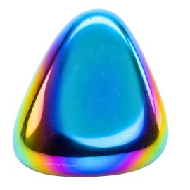 Amazing Gemstone Titanium Aura Quartz Crystals and Healing Stones Tumbled - 1 Oz Titanium Aura Quartz Stone, Healing Stones for Energy Balance, Stress Relief - Polished Gems Rocks