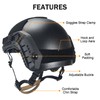 Tactical Adjustable Maritime Helmet Paintball Military Airsoft Gear Bump Hunting