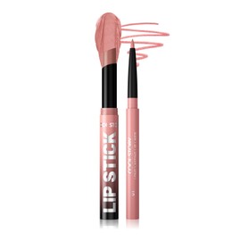 2 in 1 Matte Lip Liner and Lipstick Combo Set,Long Lasting Waterproof Lipstick Stain Lip Liner for Older Women,Lipliner Lip Stick Lip Makeup Kit (01#02#06#)