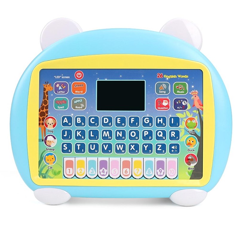Kids Tablet English Learning Pad with LED Screen 8 Modes