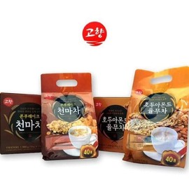 고향 호두아몬드 율무차 고소한 율무차 40개 Homeland Walnut Almond Job's Tears Tea, Savory Job's Tears Tea, 40 packs