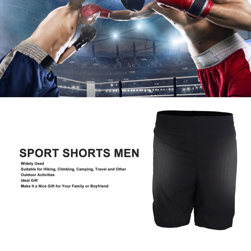 Sport Shorts Men Lounge Straight Legged Slightly Elastic Mid Waist