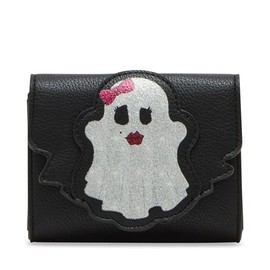 Betsey Johnson Ghouls Bifold Wallet, Black, Black, One Size