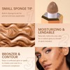 Noerrors Liquid Contour Stick, Soft Cream Bronzer Contour Wand, Cool