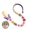 Princess Wig Braid Long Hair Wig Costume Accessory Party