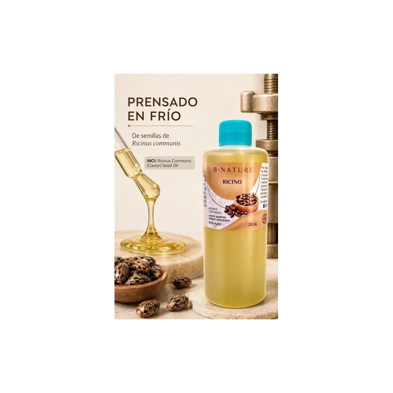 Aceite de Ricino B Nature 100 Puro para Cosmetica Piel