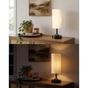 EZVALO Cordless Table Lamp with Timer, Small Dimmable Ambient Light