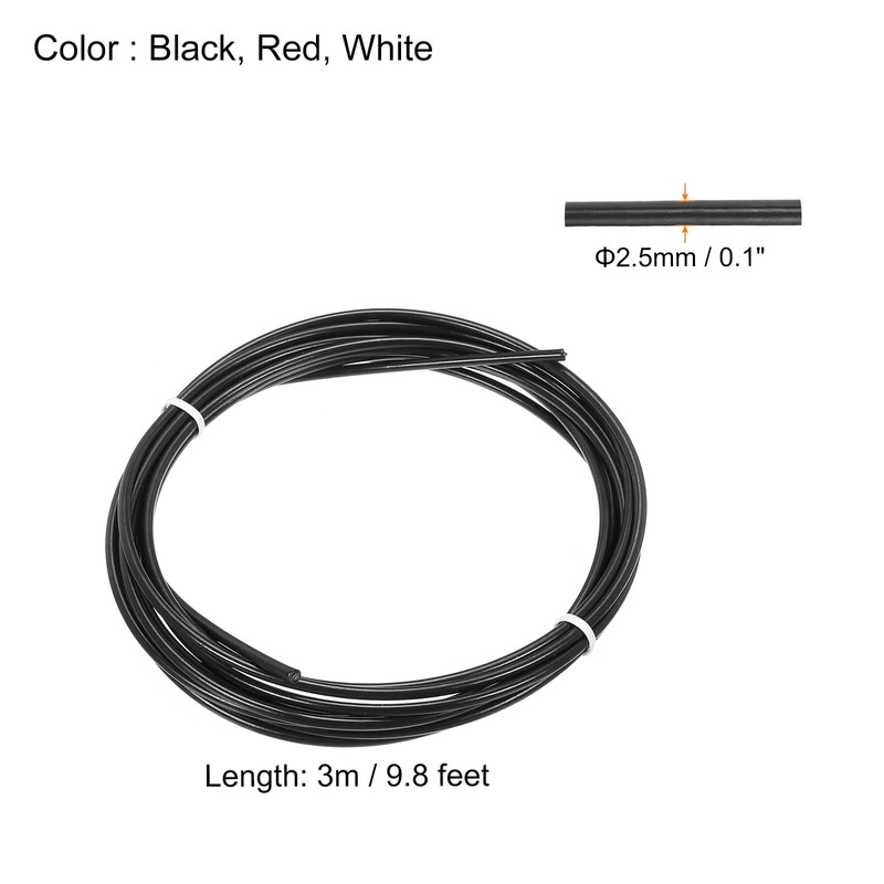 PATIKIL 10Ft Speed Jump Rope Replacement Cable, 6 Pack 2.5mm