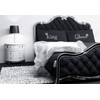 60 Second Makeover Limited King and Queen Crown Black Pillowcase