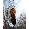 American Bald Eagle Feather Handmade Stained Glass Indoor Outdoor Sun