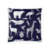 Magano® Children's Pillowcase 80 x 80 cm Blue Bamboo &